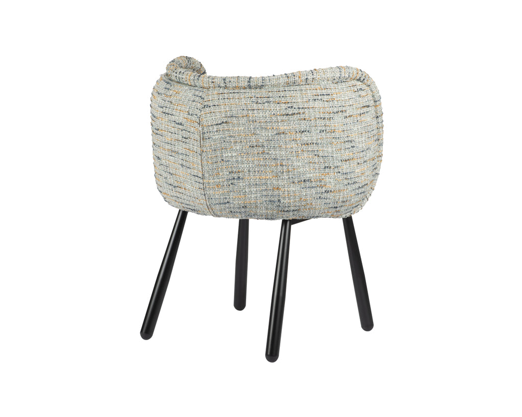 Eetkamerstoel Panda Blauw de Coco